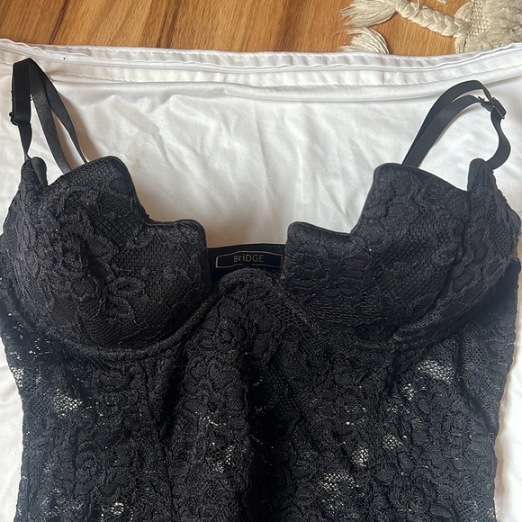 Lulus Size Small lace corset bodysuit - Picture 2 of 2